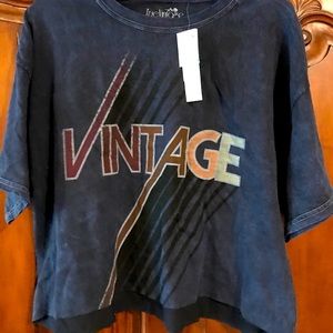 True Vintage Los Angeles TShirt Navy Blue NWT